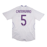 Real Madrid 2007-08 Home Shirt (#5 CANNAVARO)