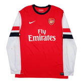 Arsenal 2012-14 Home Longsleeve Shirt (#11 ÖZIL)