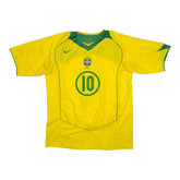 Brazil 2004-06 Home Shirt (#10 KAKA)