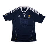 Scotland 2010-11 Home Shirt (#7 FLETCHER)