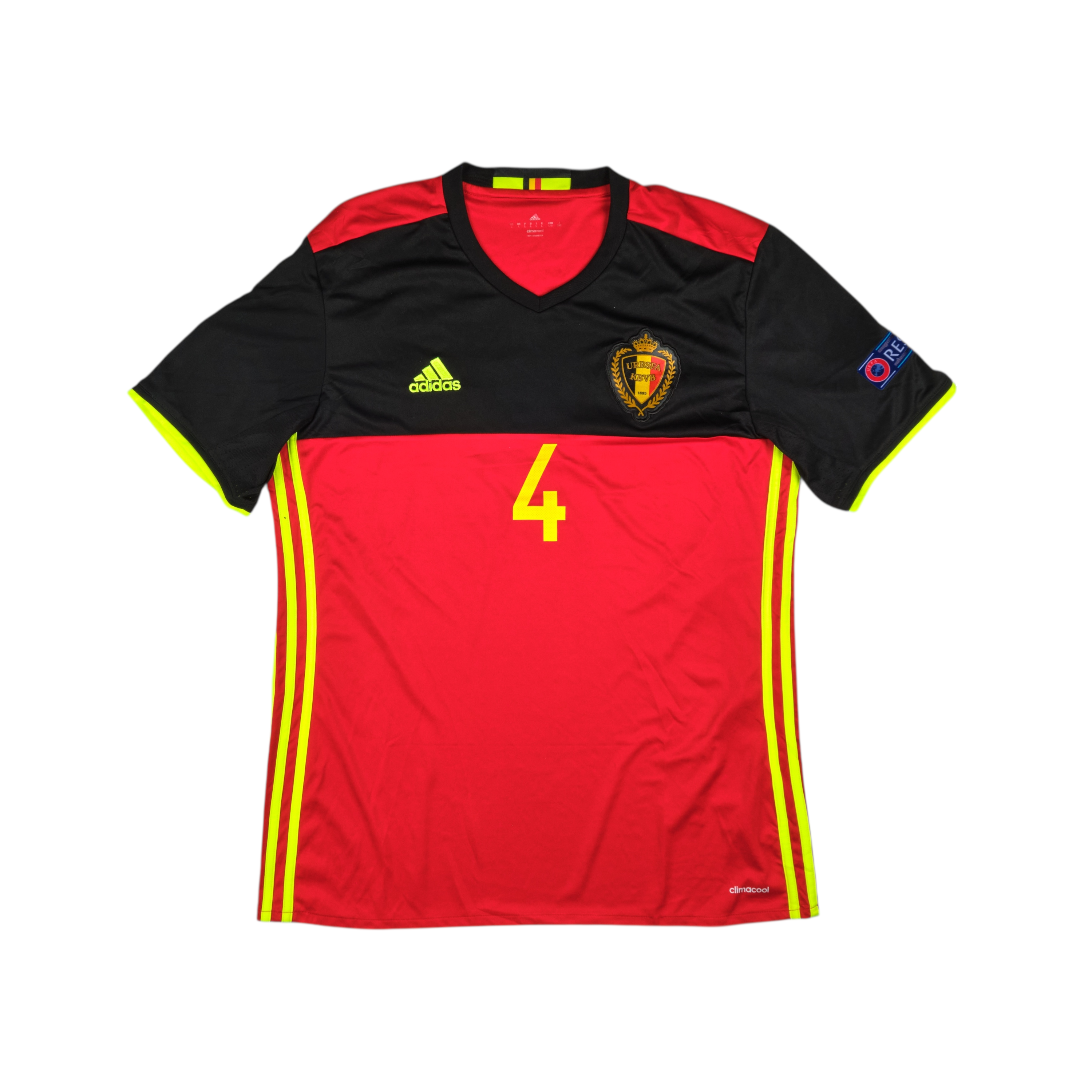 Belgium 2016-17 Home #4 KOMPANY — football shirt