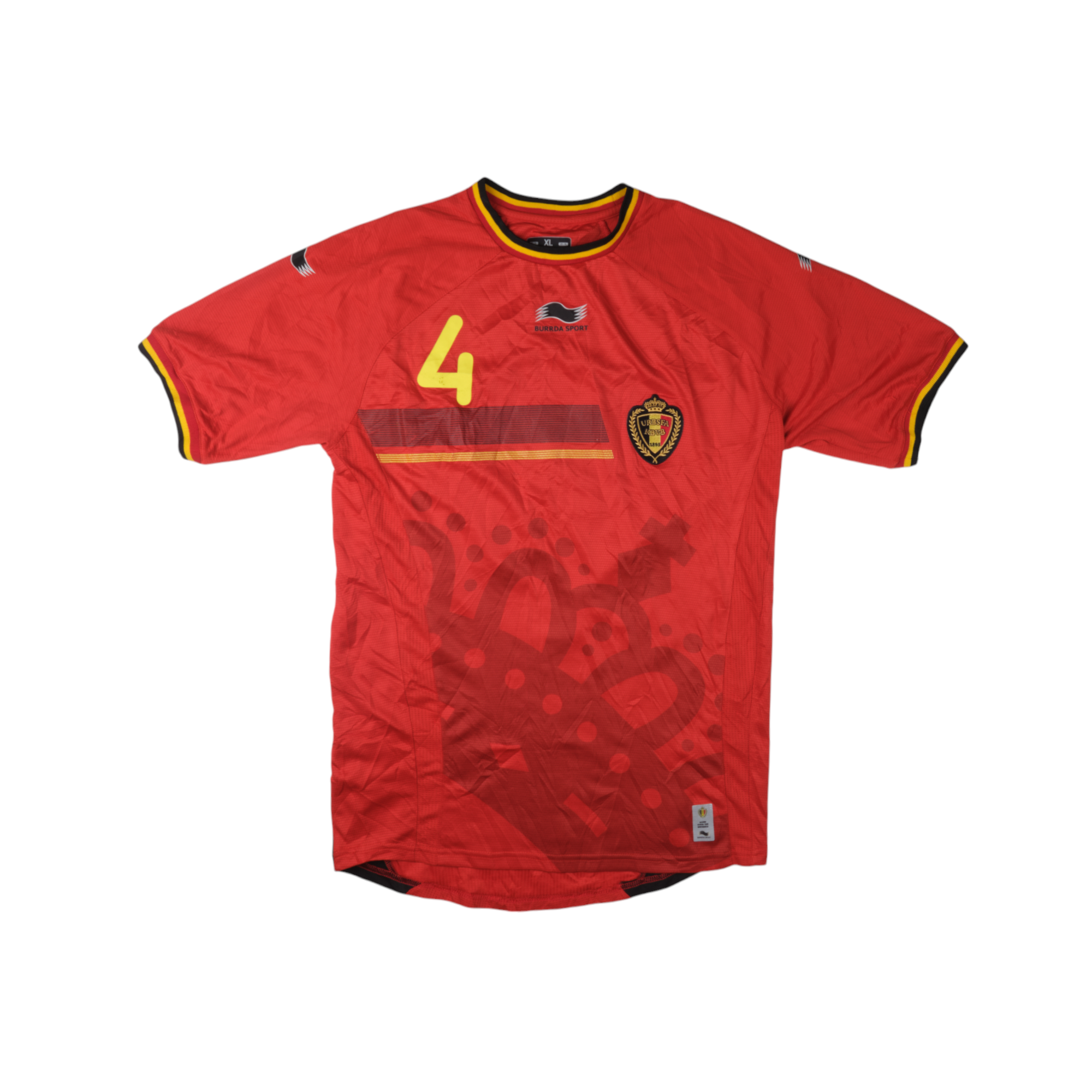 Belgium 2014-15 Home #4 Kompany — football shirt