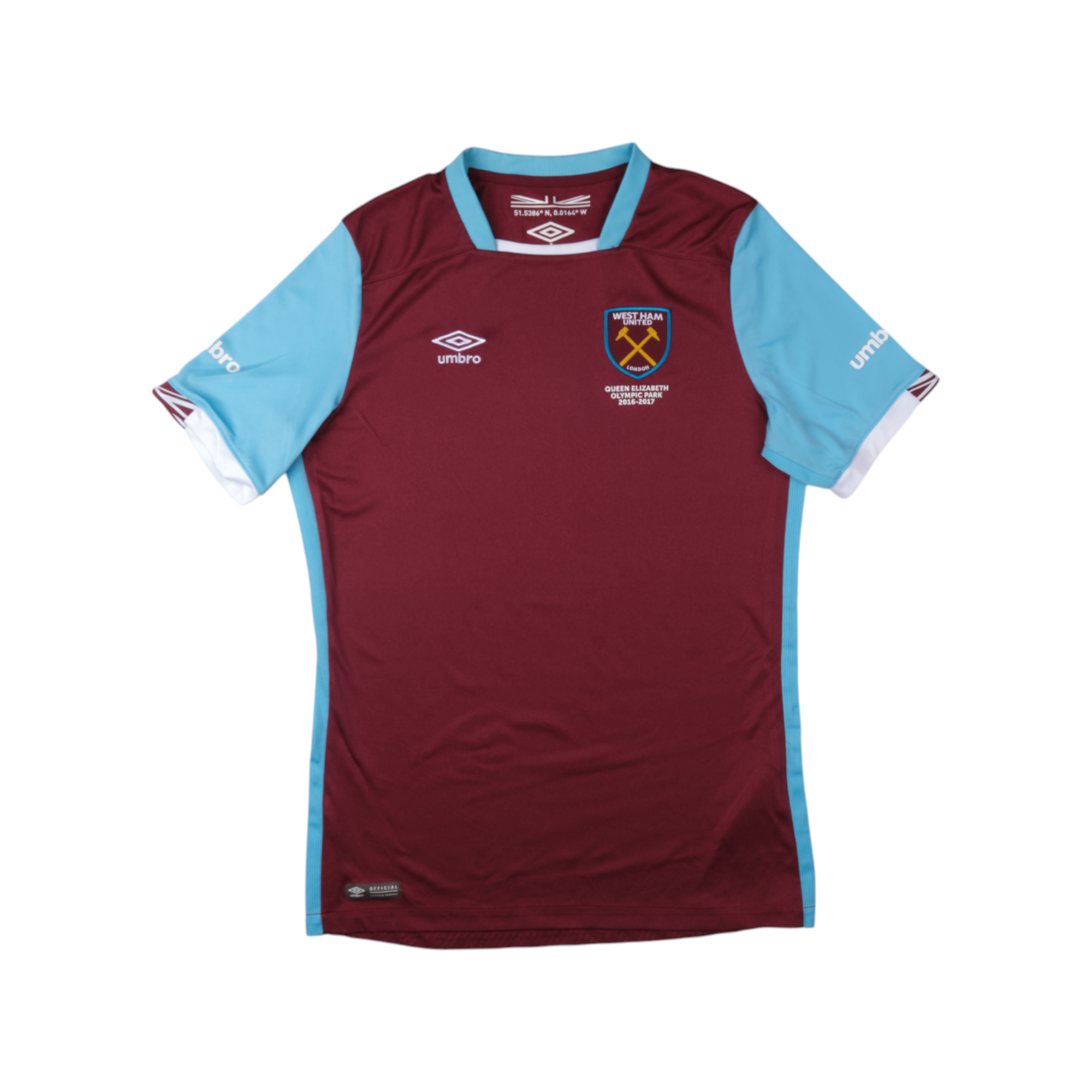 West Ham 2016-17 Home — football shirt