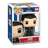 Xavi Barcelona Pop! Vinyl Figure — vintage football shirt, front