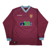 Aston Villa 2001-02 Home Shirt (#14 GINOLA) — vintage football shirt, front