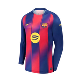 Nike FC Barcelona 2025-26 Home Shirt L/S — vintage football shirt, front