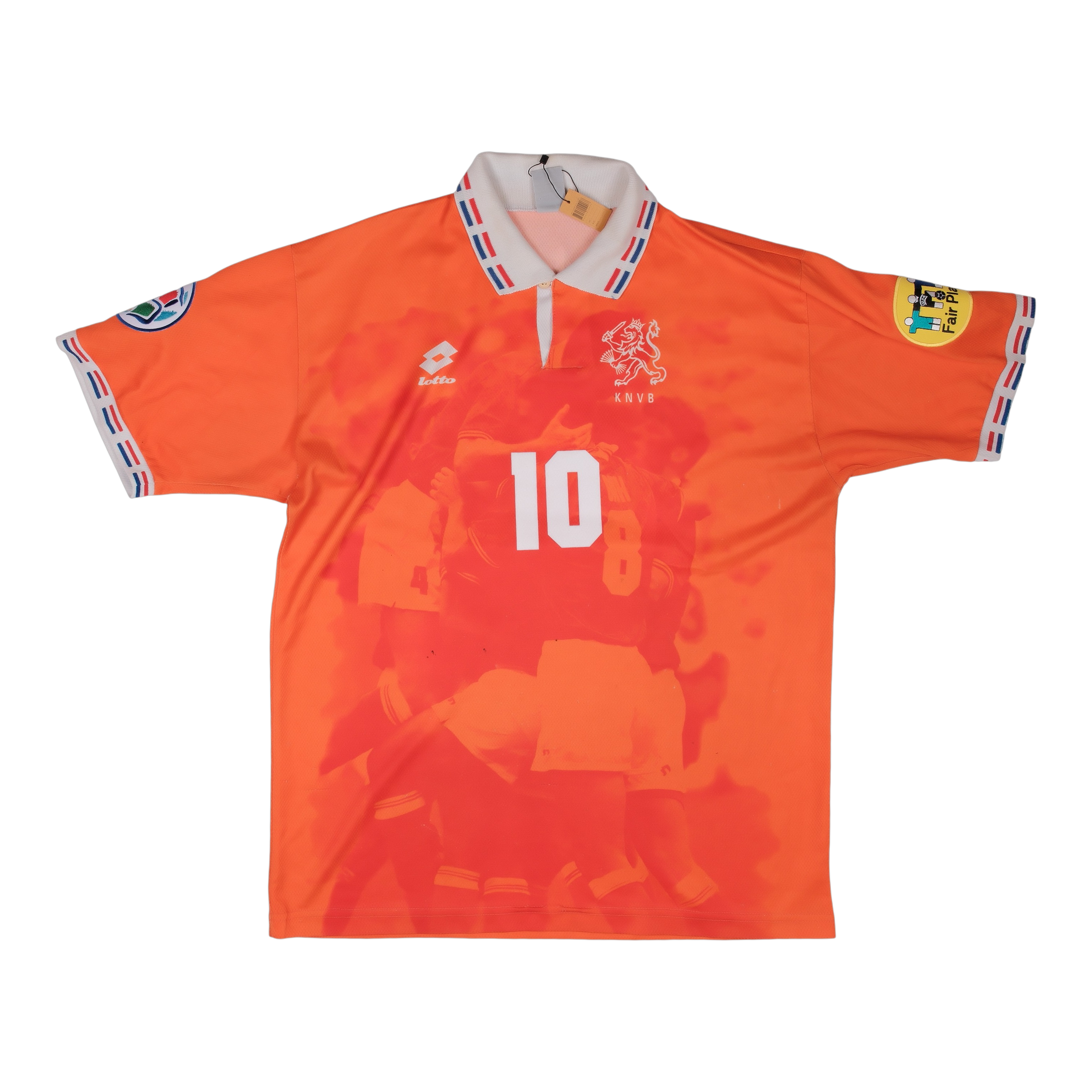 Netherlands 1996 Home Shirt (#10 BERGKAMP)