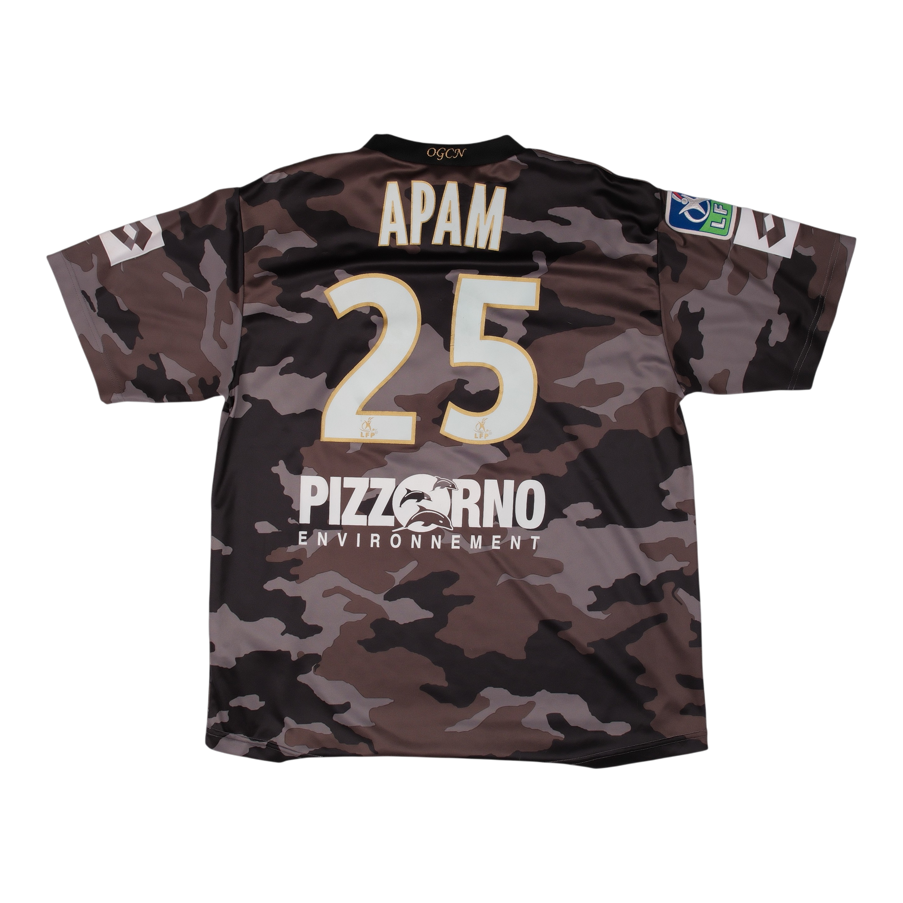 OGC Nice 2007-08 Third Shirt (#25 APAM)