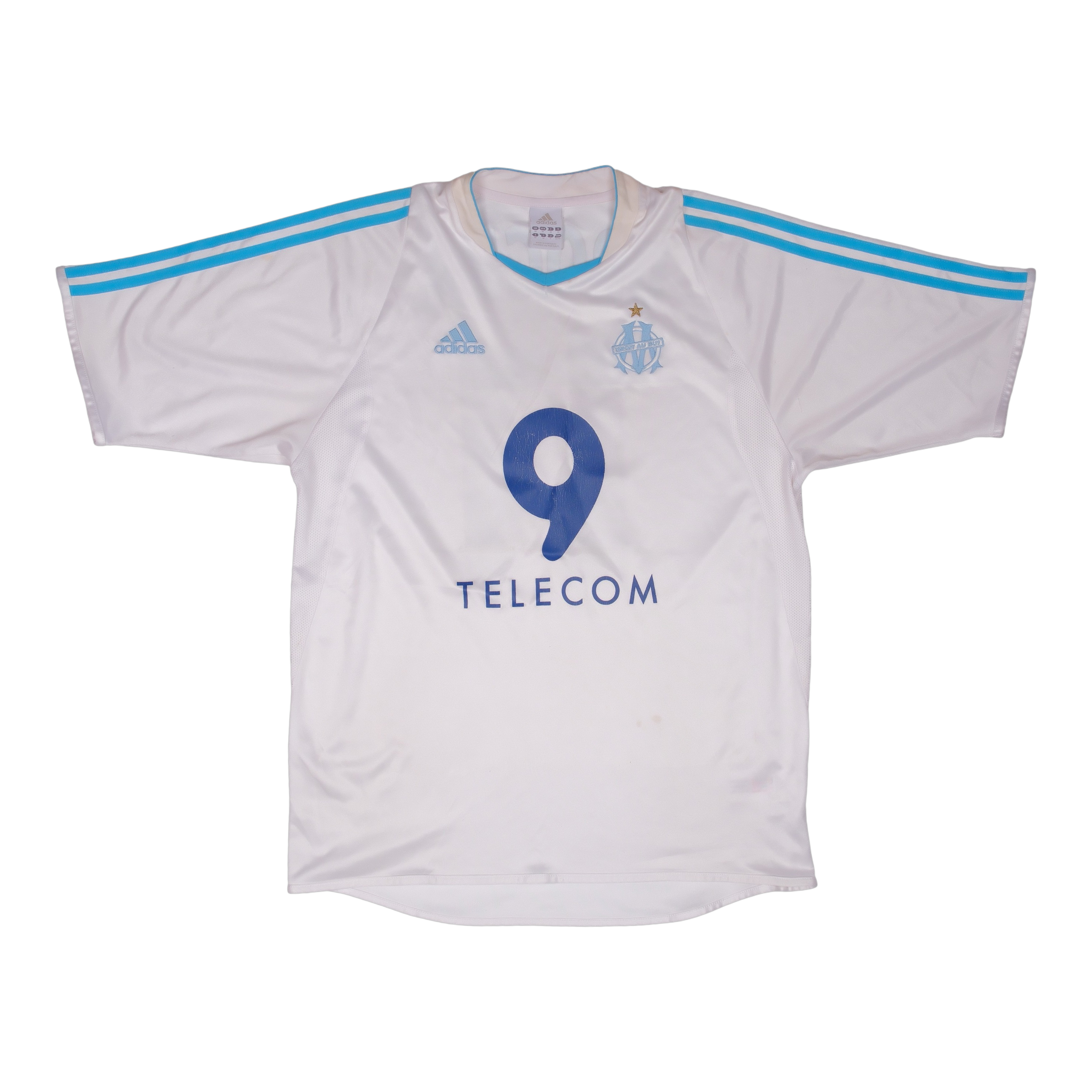 Olympique de Marseille 2003-04 Home Shirt (#11 DROGBA)