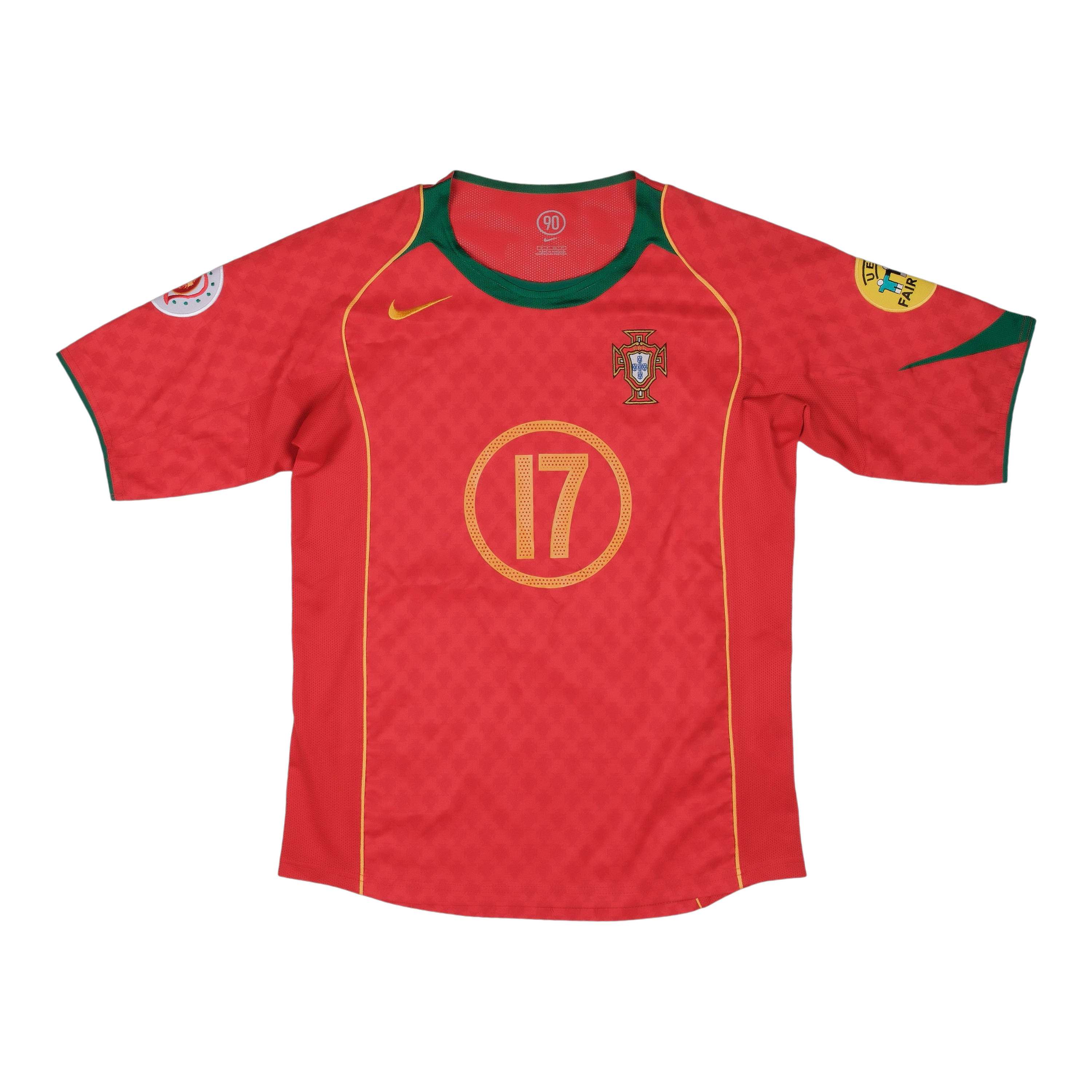 Portugal 2004-06 Home Shirt (#17 C.RONALDO)