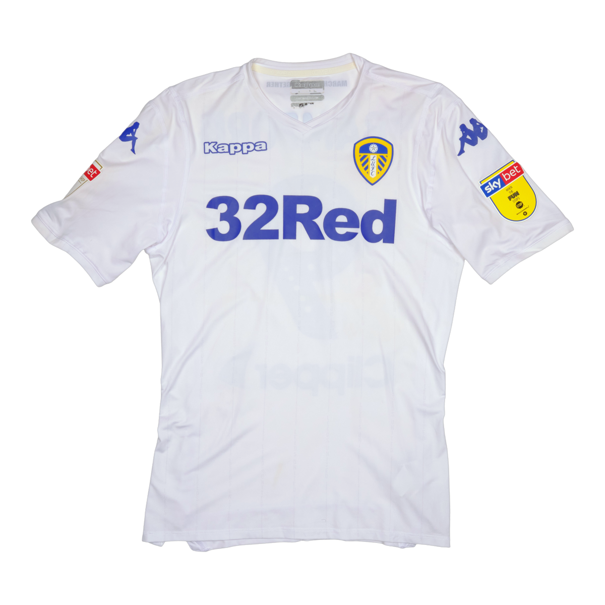 Leeds United 2016-17 Home Shirt Player Issue (#9 BAMFORD)