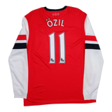 Arsenal 2012-14 Home Longsleeve Shirt (#11 ÖZIL)