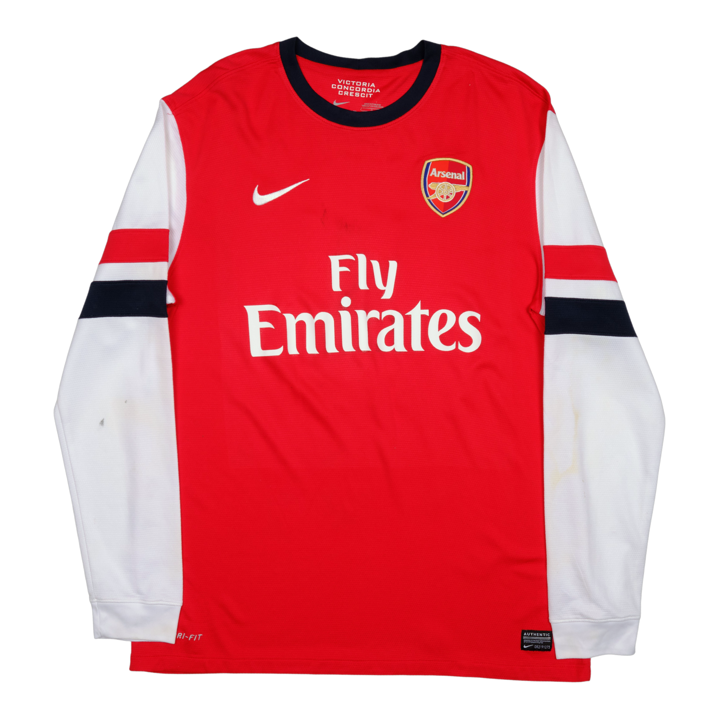 Arsenal 2012-14 Home Longsleeve Shirt (#11 ÖZIL)