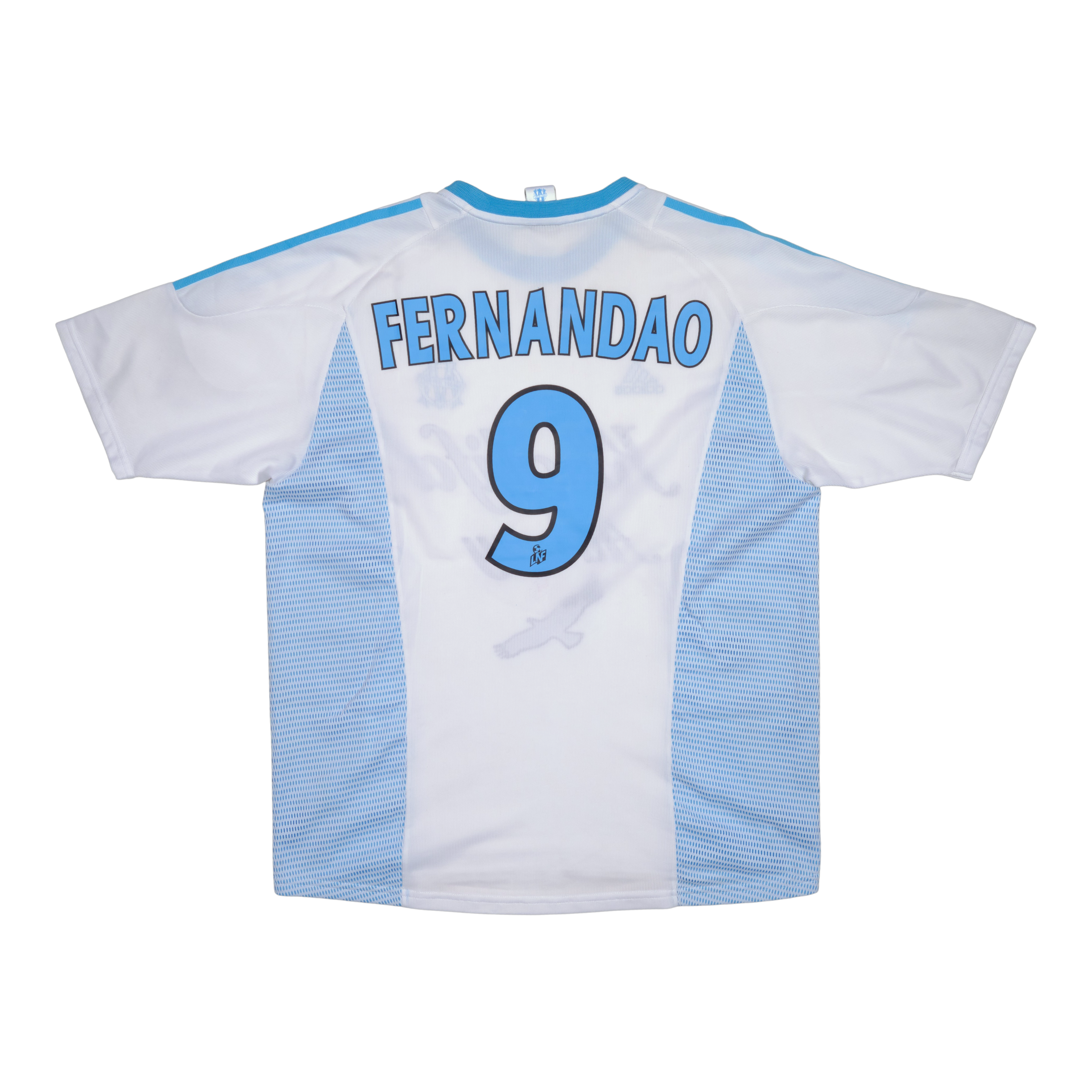 Olympique de Marseille 2002-03 Home Shirt (#9 FERNANDAO)