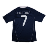 Scotland 2010-11 Home Shirt (#7 FLETCHER)