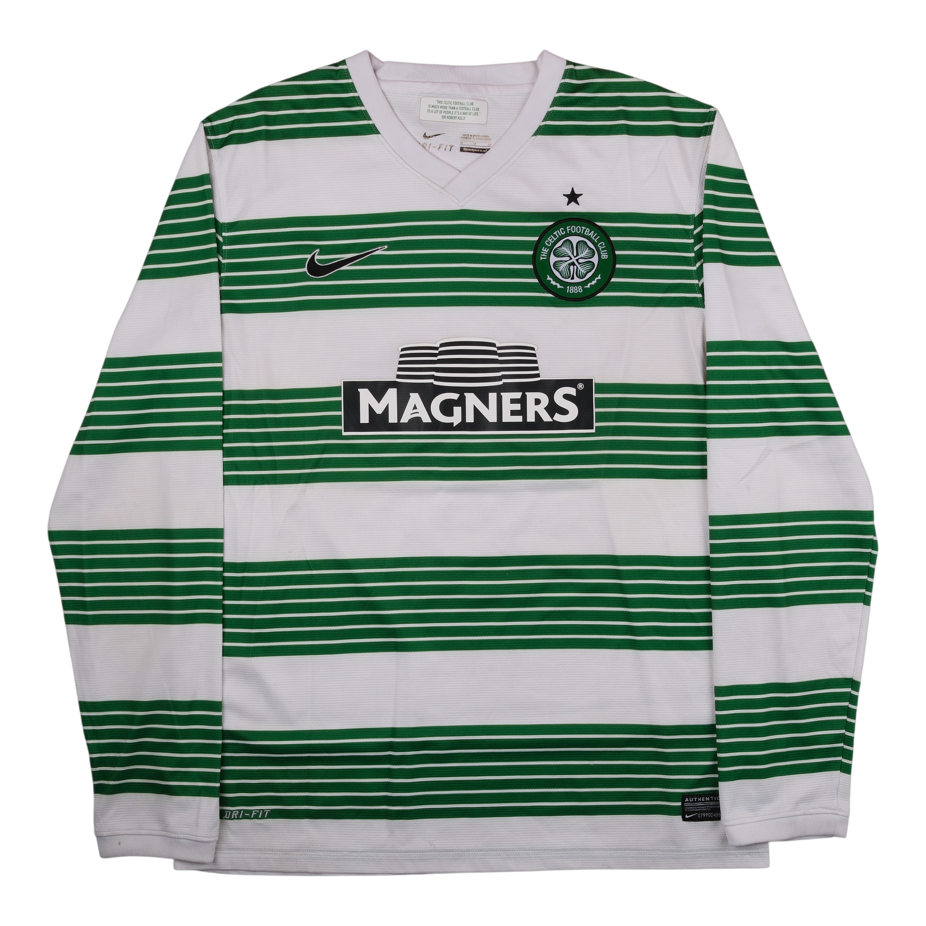 Celtic 2013-15 Home Longsleeve Shirt (#5 VIRGIL) — football shirt