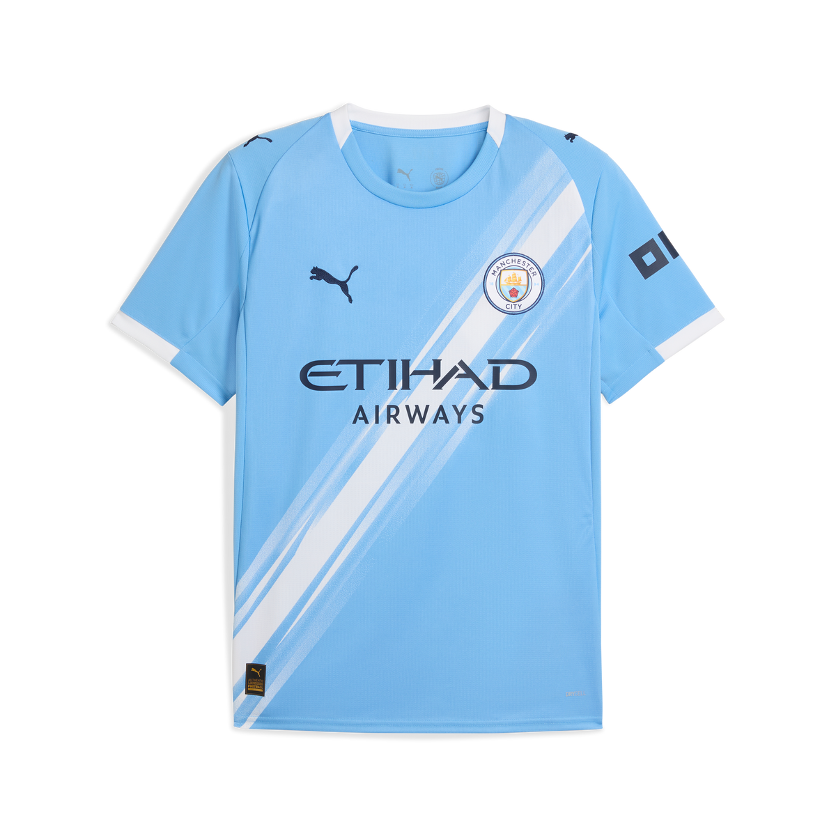 Manchester City 2025/26 Men's Home Jersey — vintage football shirt, front