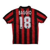 AC Milan 1994-95 Home Shirt (#18 BAGGIO)