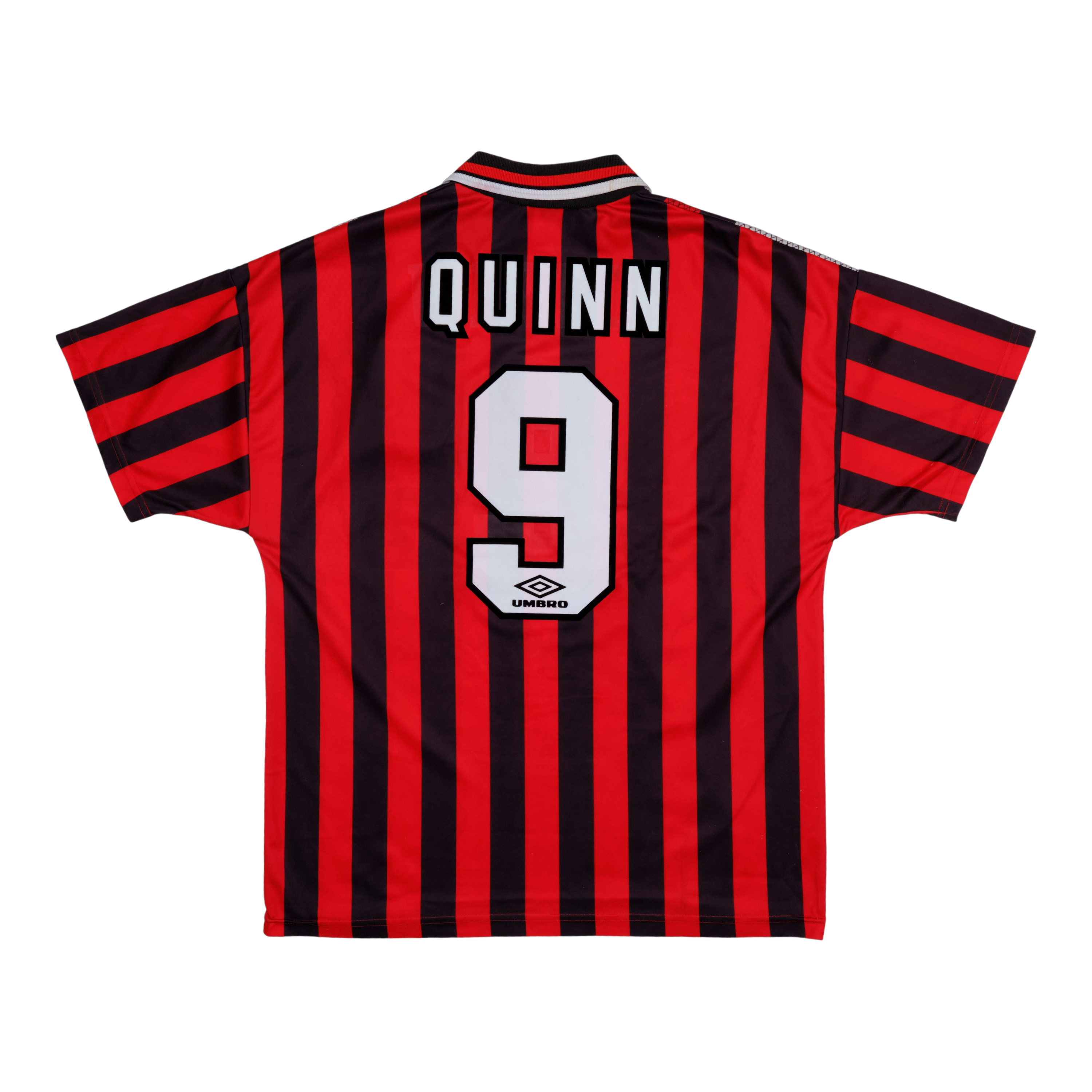 Manchester City 1994-96 Away Shirt (#9 QUINN)