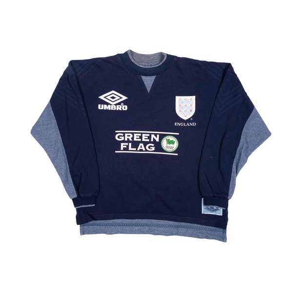 England 1990s Greenflag Sweater
