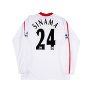 Liverpool 2005-2006 Away #24 Sinama Longsleeve