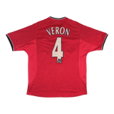 Manchester United 2002-04 Home Kit (#4 VERÓN)