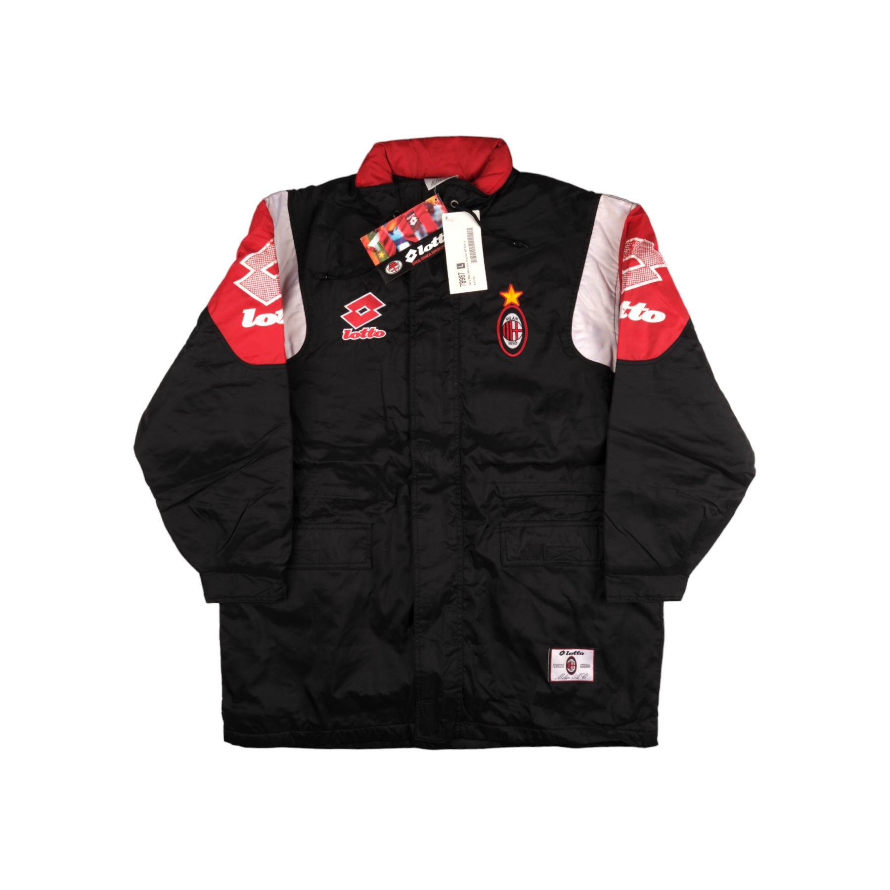 Ac milan bench jacket hot sale