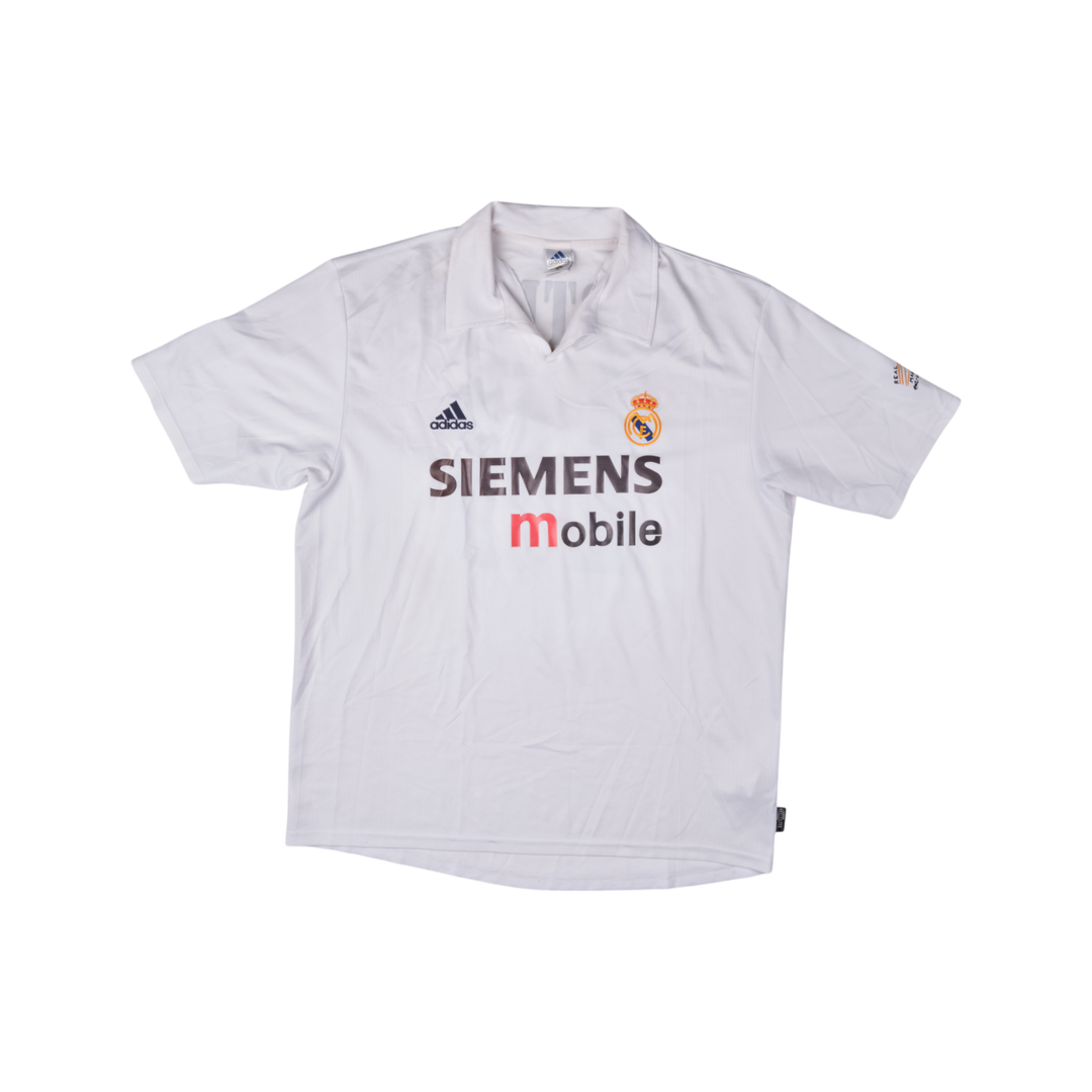 Real Madrid 2002-03 Centenary Home Shirt #18 Portillo
