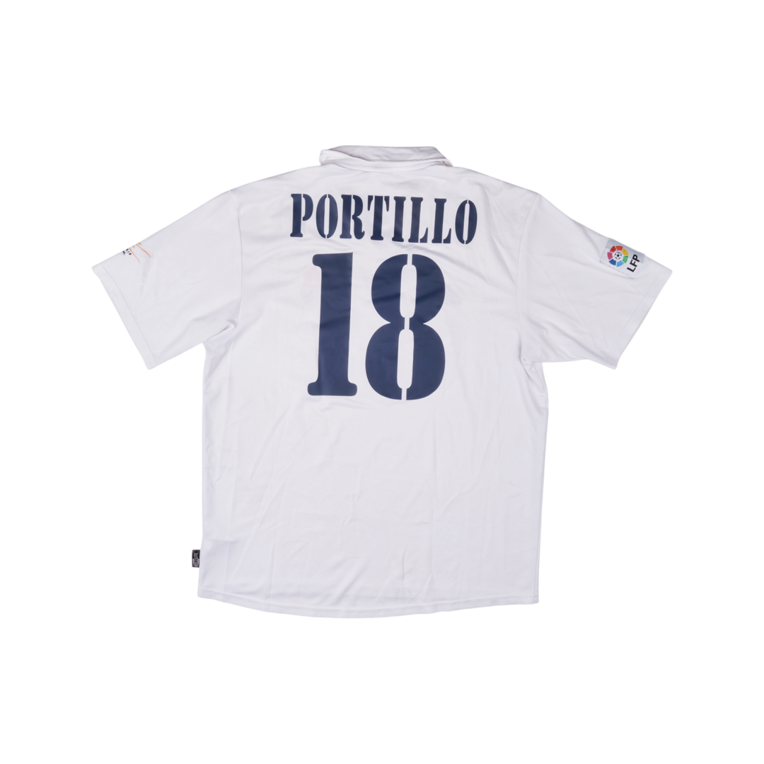 Real Madrid 2002-03 Centenary Home Shirt #18 Portillo