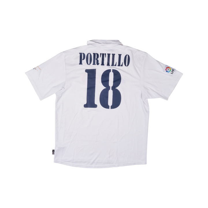 Real Madrid 2002-03 Centenary Home Shirt #18 Portillo