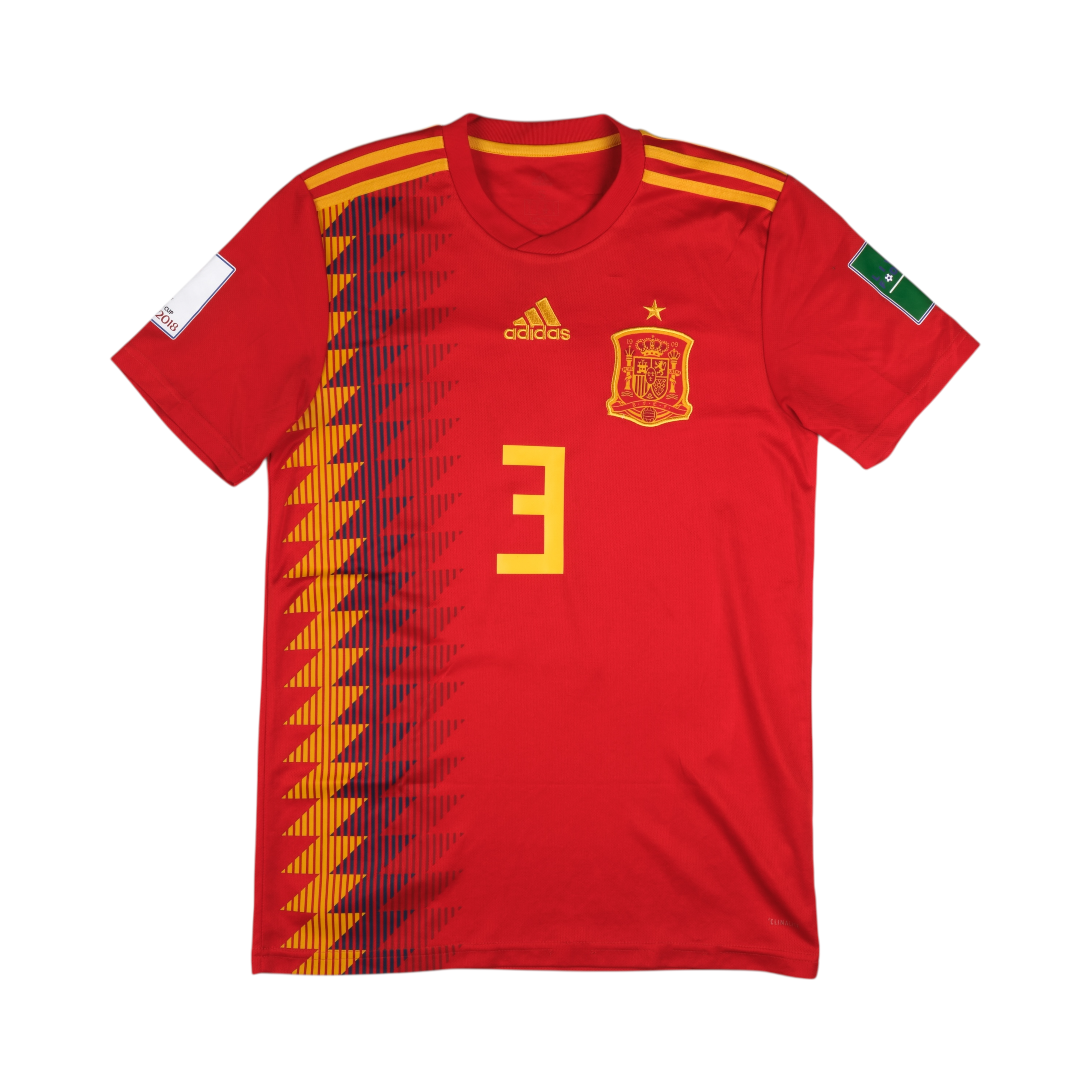 Spain 2017-19 Home #3 Pique — football shirt