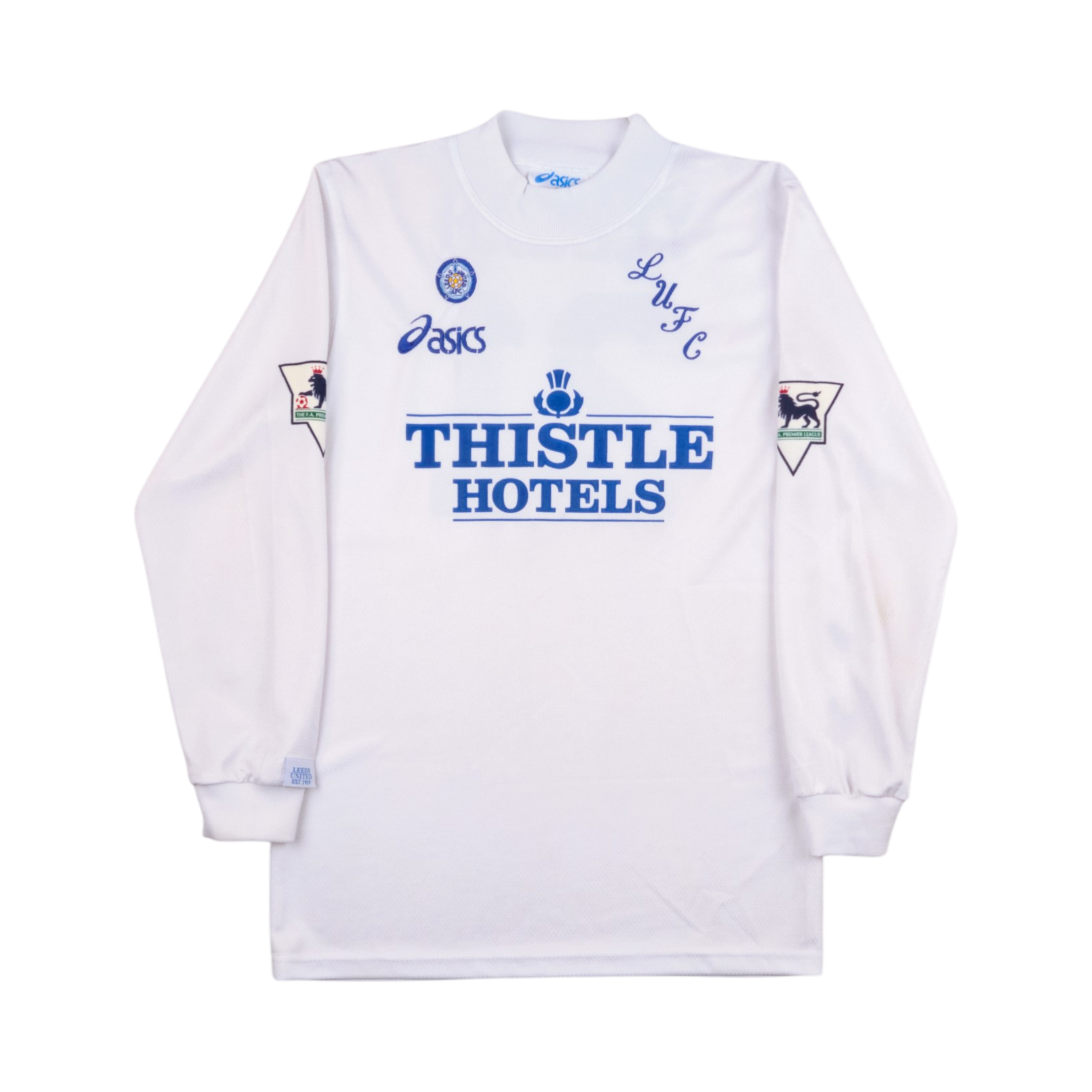 Leeds United 1995-1996 Home Long Sleeve (#21 YEBOAH) — football shirt