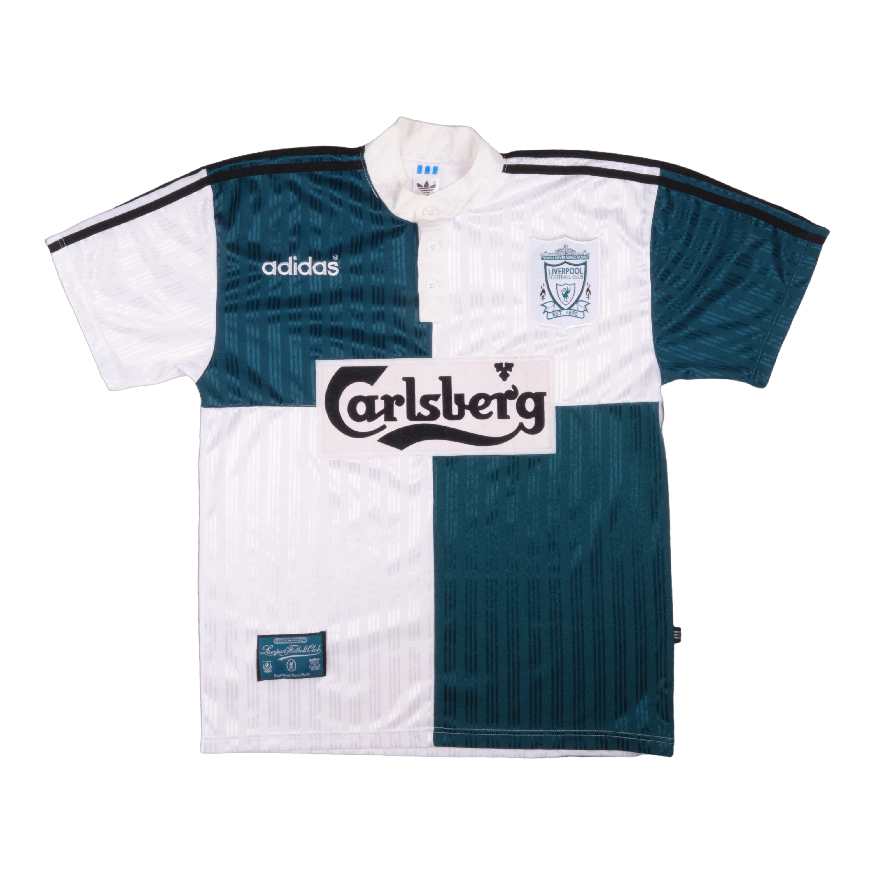 Liverpool 1995-96 Away — football shirt