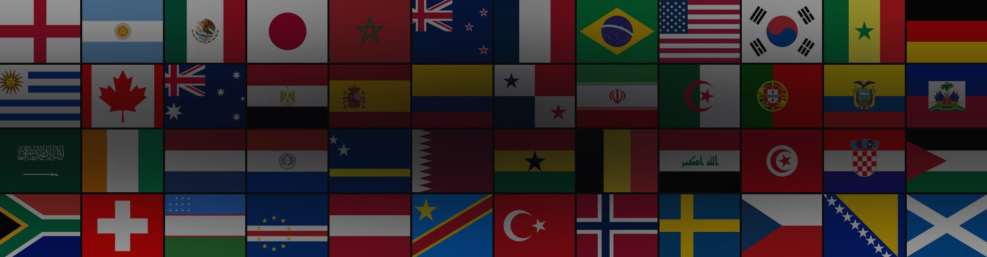 World Cup 2026 qualified nations flags