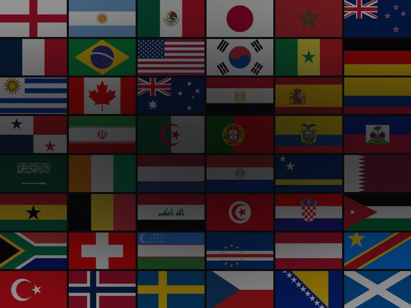 World Cup 2026 qualified nations flags