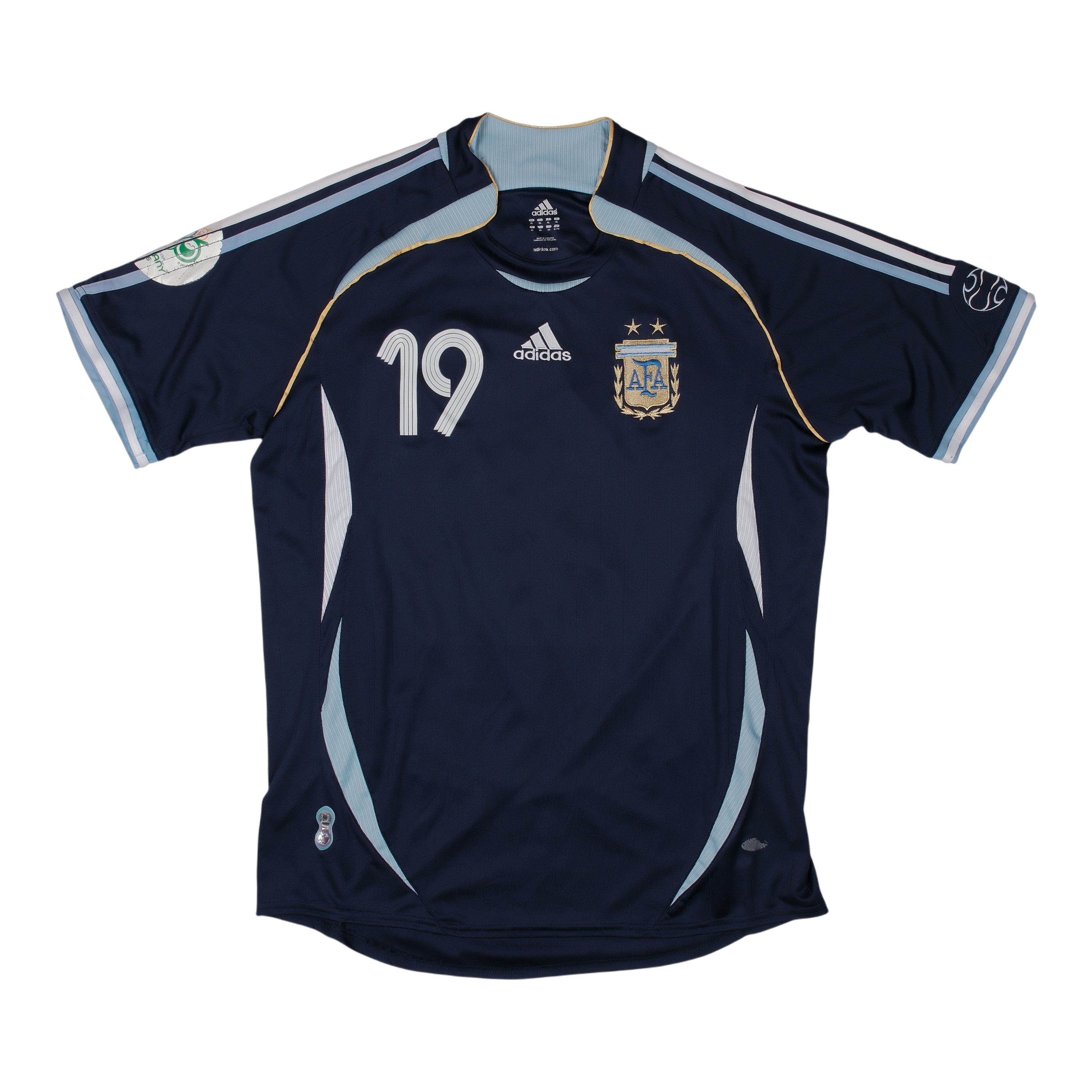 Argentina 2006 Away Shirt (#19 MESSI)