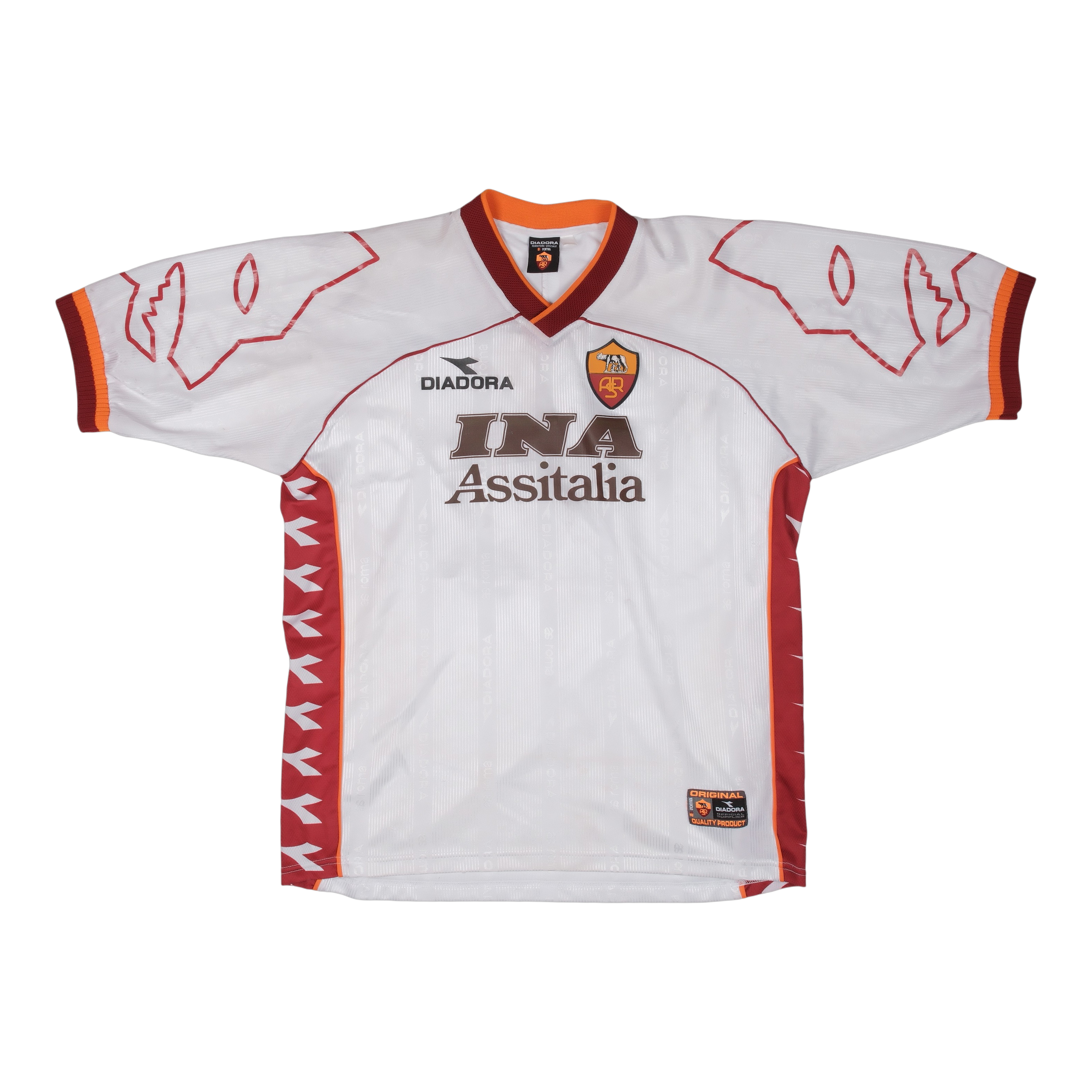 AS Roma 1999-00 Away Shirt (#10 TOTTI)
