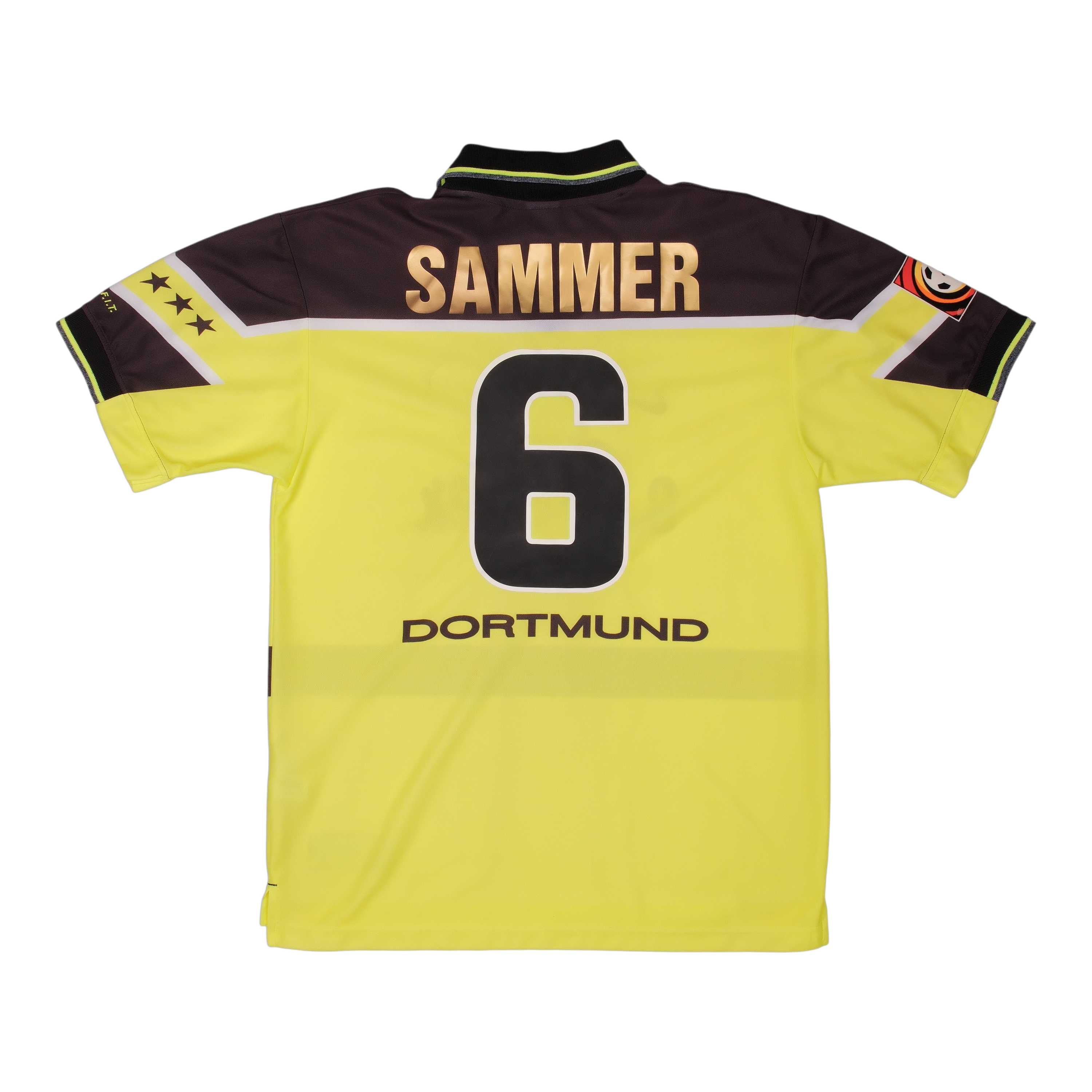 Borussia Dortmund 1997-98 Home Shirt (#6 SAMMER)