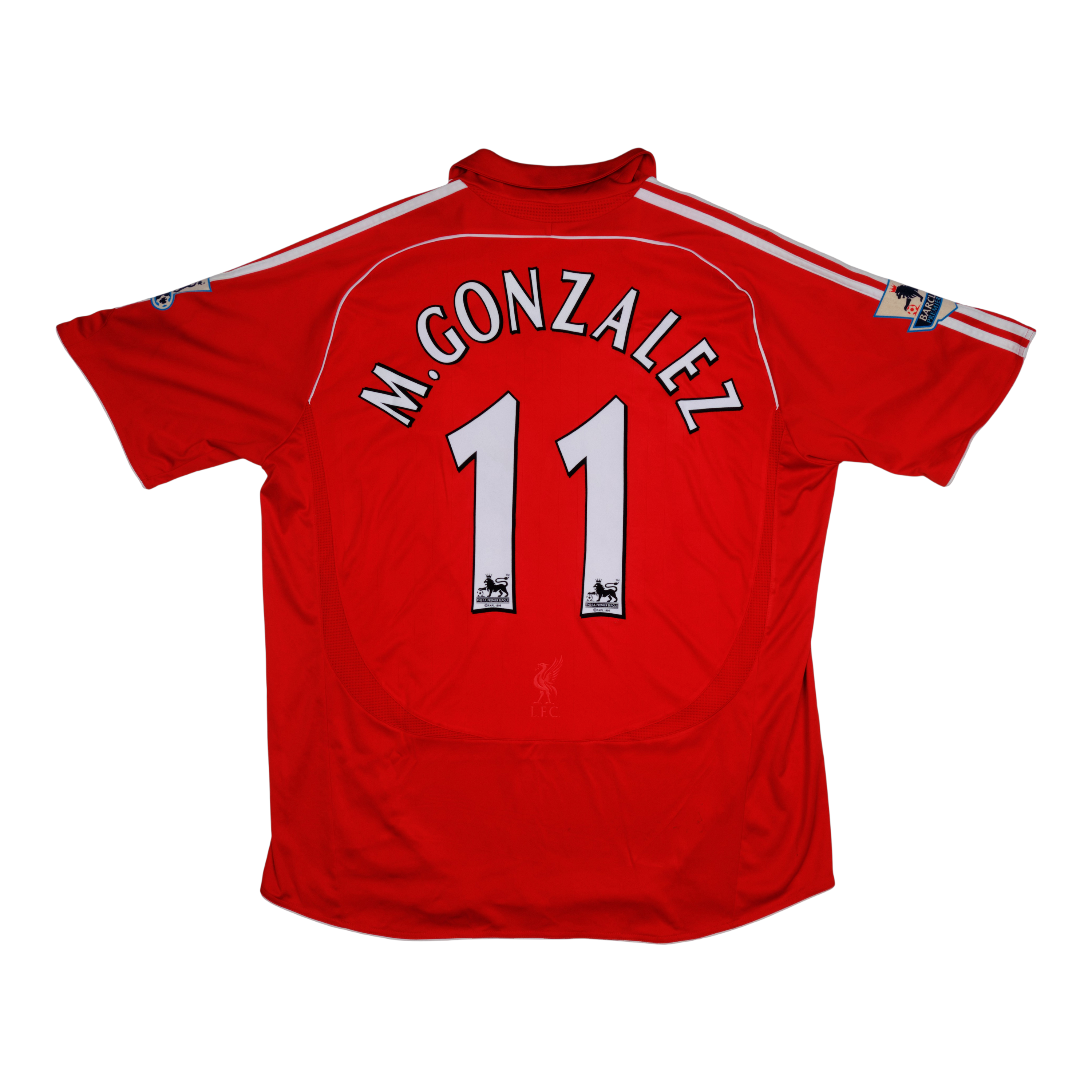 Liverpool 2006-08 Home Shirt (#11 M GONZALEZ)
