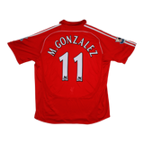 Liverpool 2006-08 Home Shirt (#11 M GONZALEZ)