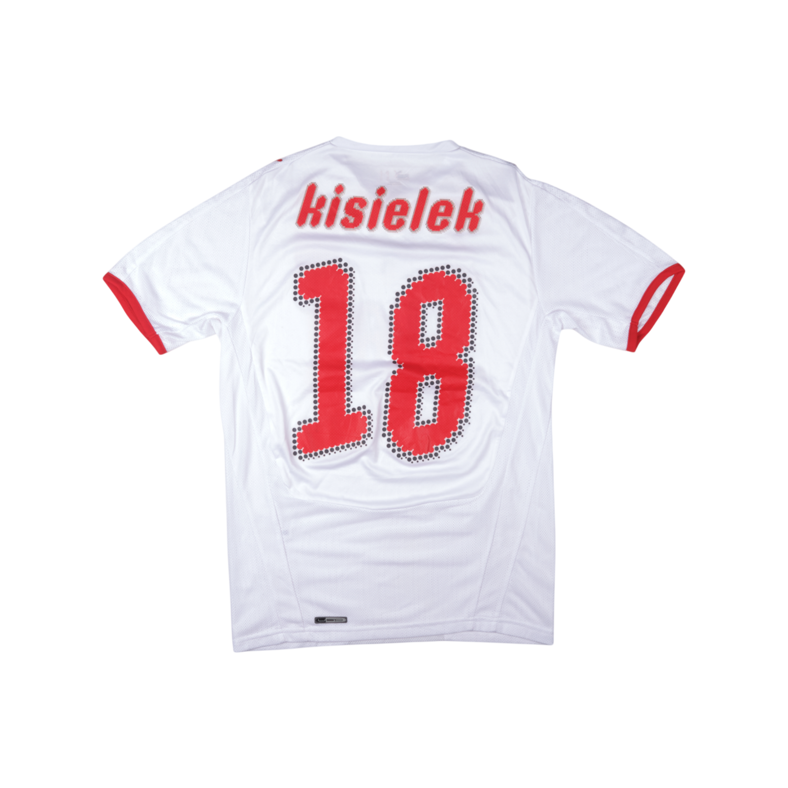 Poland 2008-09 Home #18 Kisielek — vintage football shirt, back