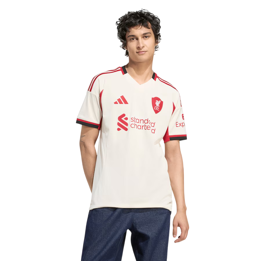 Adidas Liverpool 25-26 Away Jersey — vintage football shirt, back