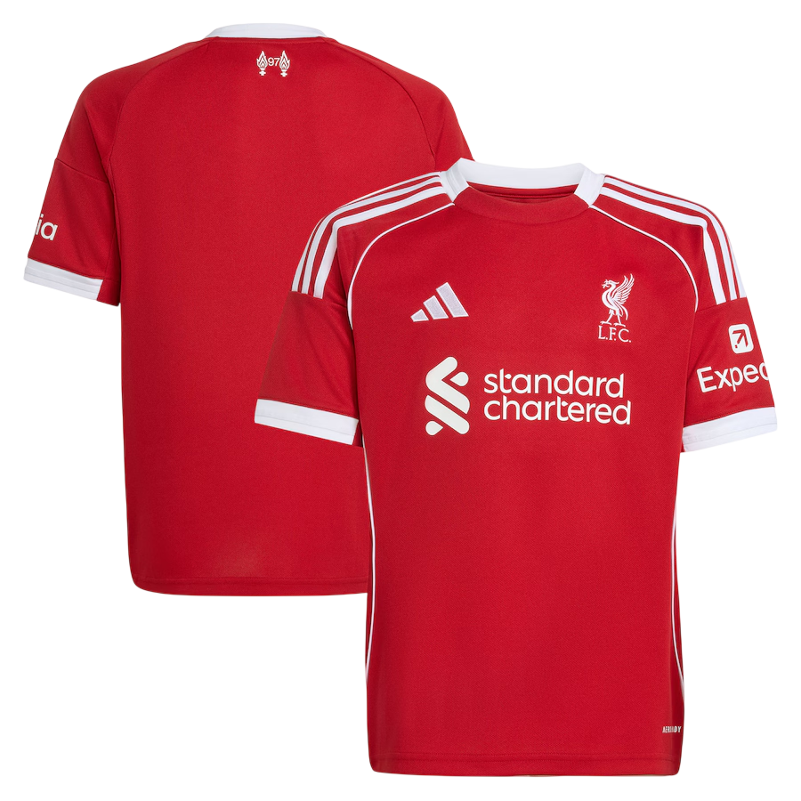 Adidas Liverpool 25-26 Home Jersey Kids — football shirt