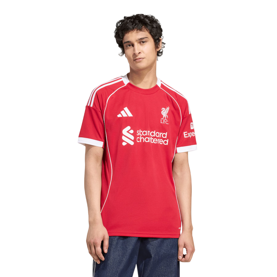 Adidas Liverpool 25-26 Home Jersey — vintage football shirt, back