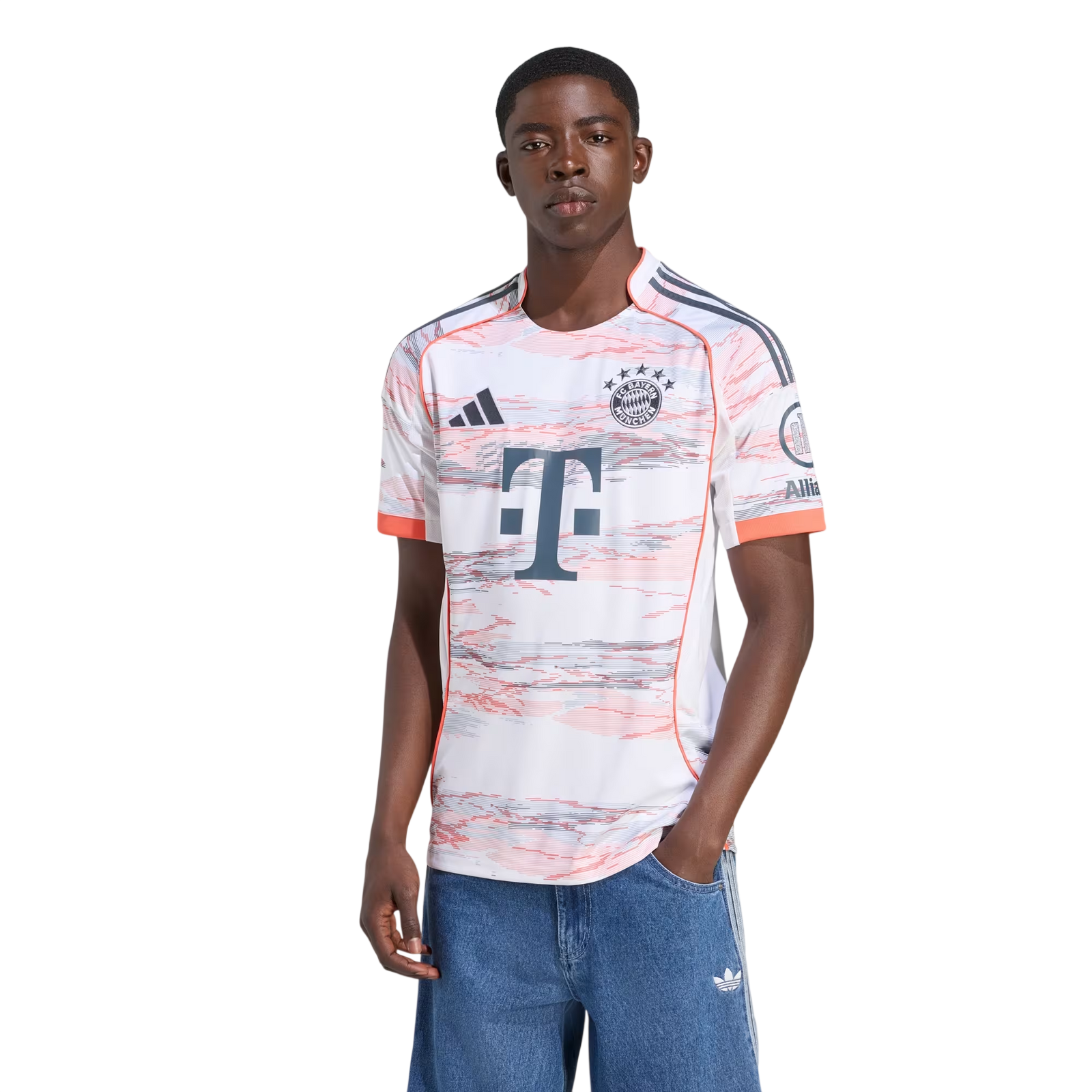 Adidas Bayern Munich 25-26 Away Jersey — vintage football shirt, back