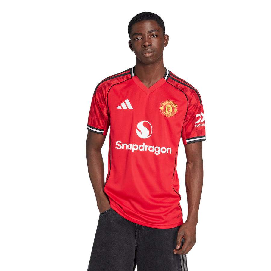 Adidas Manchester United 25-26 Home Jersey — vintage football shirt, back
