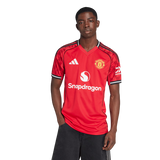 Adidas Manchester United 25-26 Home Jersey — vintage football shirt, back