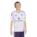 Adidas Manchester United 25-26 Away Jersey Kids — vintage football shirt, back