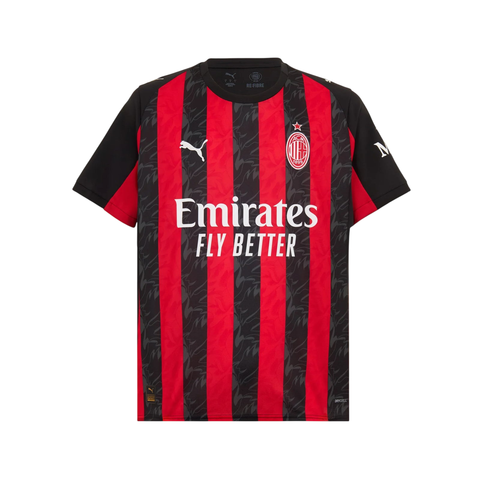 AC Milan 25/26 Men's Home Jersey — vintage football shirt, front