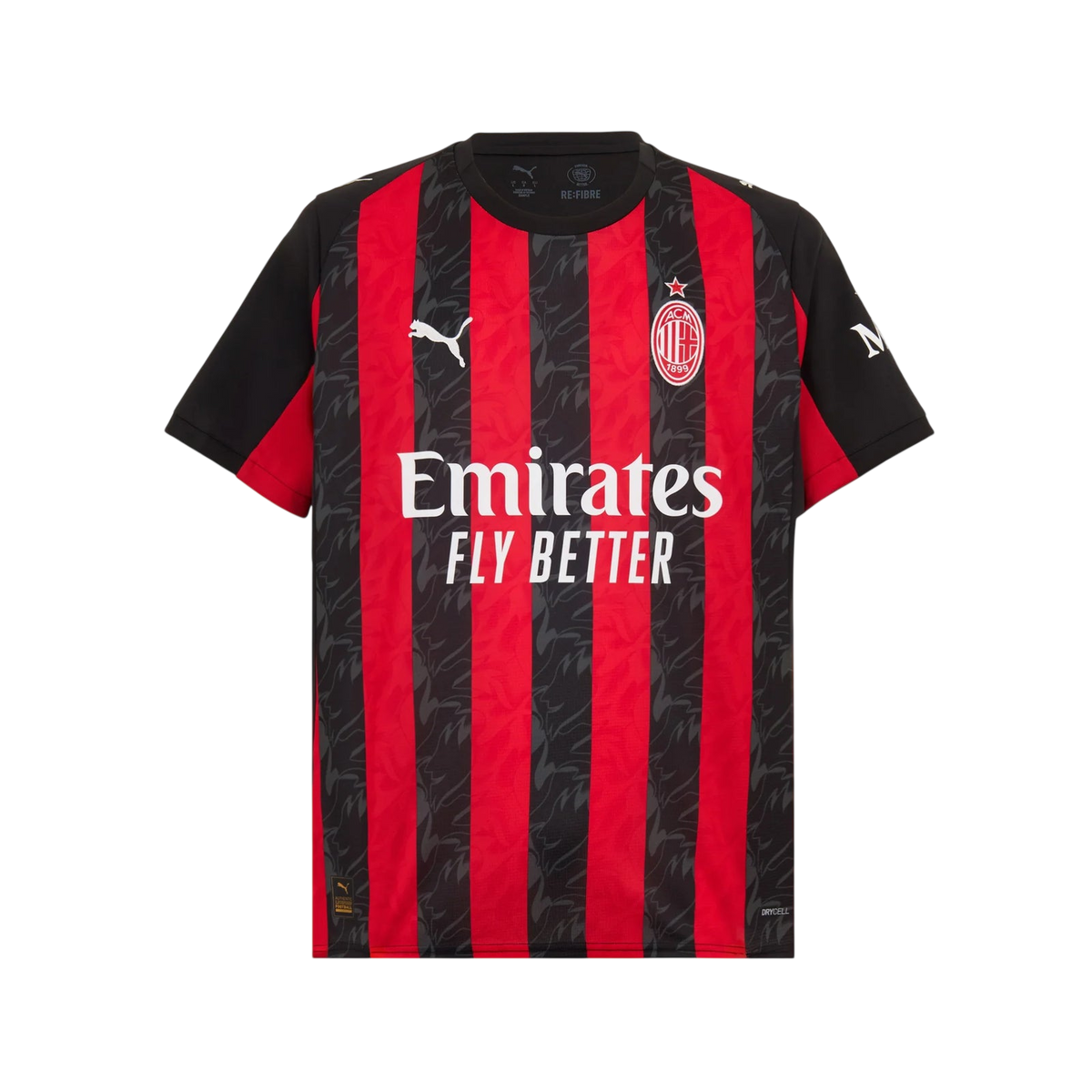 AC Milan 25/26 Men's Home Jersey — vintage football shirt, front
